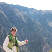 Picture of me at colca Canyon, near Arequipa