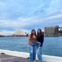 Me and roomie at the Opera House!