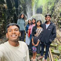 students showing me longest railway tunnel in upcountry