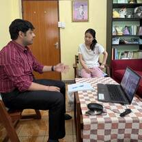 My one-on-one tutoring session