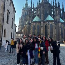 Group of IES Abroad Berlin Students in Dresden, Germany, March 2025