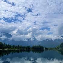 View of Lago di Levico 