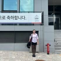 My first day at the internship! Photographed by Tess.