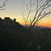 Sunset view over Granada!