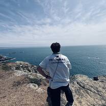 A hike we took overlooking the ocean at La Hague.