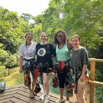 Ziplining in the jungle!