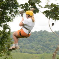 Zip lining in Monteverde, Costa Rica