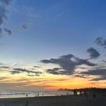 Saw a beautiful sunset!