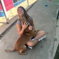 Bonding with my new friend 