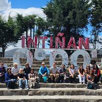 This photo is when we went to the center of the world museum