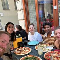 Dinner with other volunteers