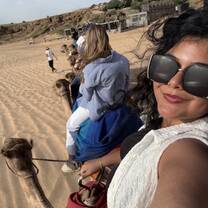 Camel Riding in Morocco on The Beach 