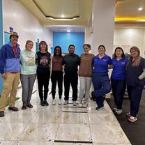 Clinicians and volunteers 