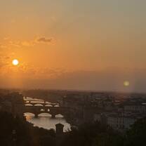 Sunset River View