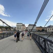 This is called saint Laurent footbridge. 