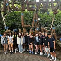 Before the canopy zip line tour