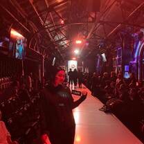 volunteering at the annual dunedin fashion show! (yes, we watched the show for free)
