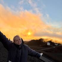 Seeing the sun set atop Mauna Kea!