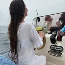 Drove a boat in Italy!