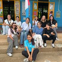 The teaching program members and the coordinator for my third week.