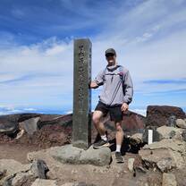Top of Mt Fuji