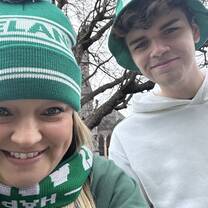 Dublin St. Patrick’s Day parade with mom!