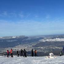 Chamrousse, Ski resort overlooking the city of Grenoble
