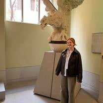 I love museums! This one in Aix has an eagle, the mascot of my home university!