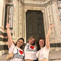 Me and some friends I made in Florence in front of the Duomo. 