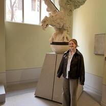 I love museums! This one in Aix has an eagle, the mascot of my home university!