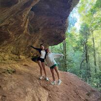 Hiking on the Blue Mountains excursion! 