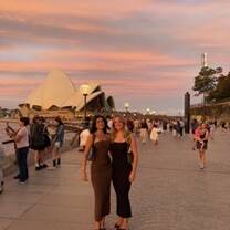 My roommate and I before seeing Cinderella at the Sydney Opera House!