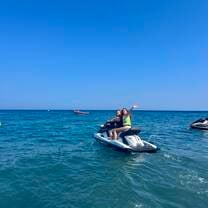 Jetski in Santorini