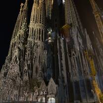 Sagrada Familia at night