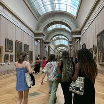 At the Louvre