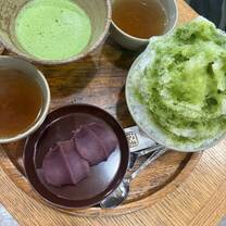 kakigori and akafuku - famous desert in Ise