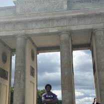 Posing at Brandesburg gate
