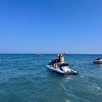 Jetski in Santorini