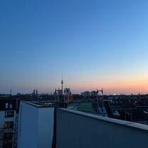 Friends rooftop in Berlin