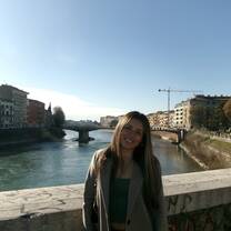 I loved walking near the river in Verona!