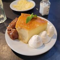 Flan con dulce de leche! 
