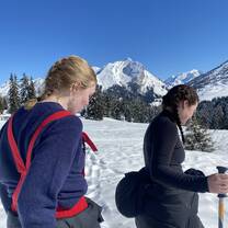 Snow Shoeing in the Alps! 