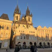 Our Lady before Tyn church in the town center