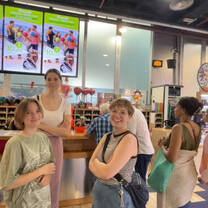 Bowling in free time organized by Instituto hemingway
