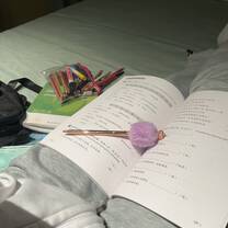 Trying to catch up on homework 