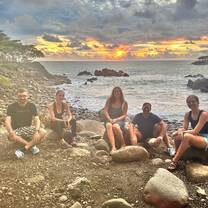 Sunset with the TEFL gang