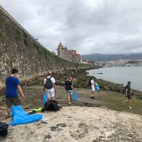 Beach cleaning Spain