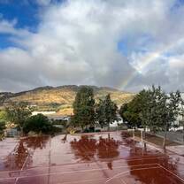 Rainbow in the morning 