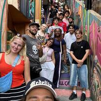 Comuna 13 with others interns