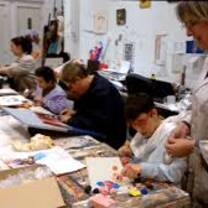 working in art therapy
